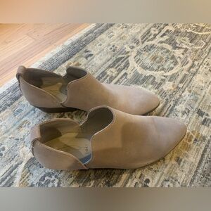 Joie Women's Taupe Suede Ankle Booties
